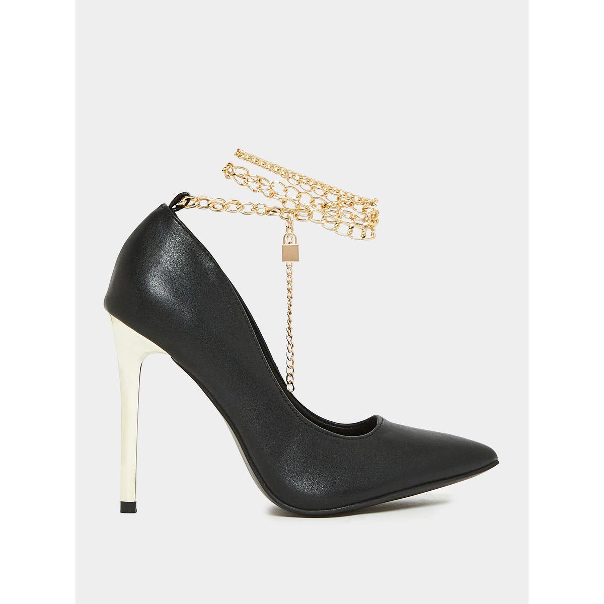 حذاء بكعب ستيليتو ومقدمة مدببة مع سير كاحل-women-shoes-heels-image-1