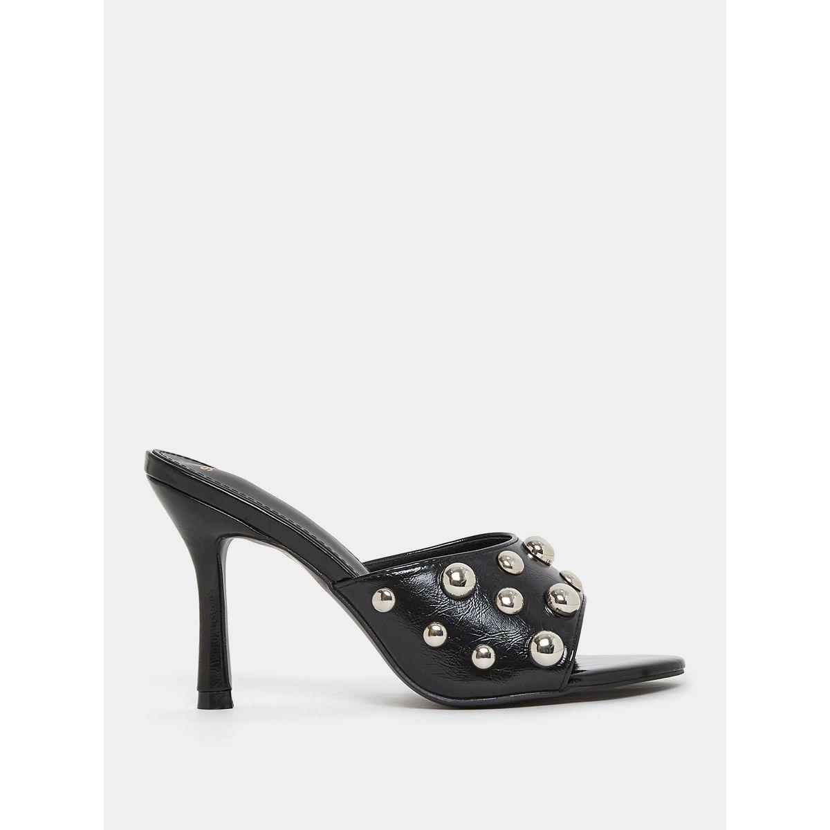Styli Studded Strap Peep Toe Stiletto Heel Sandal-women-shoes-heels-image-2