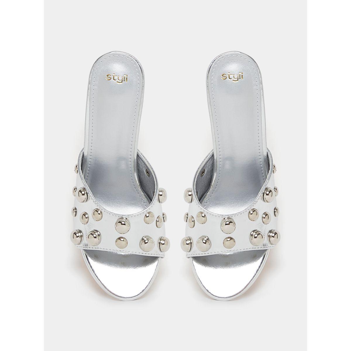 Styli Studded Strap Peep Toe Stiletto Heel Sandal-women-shoes-heels-image-6