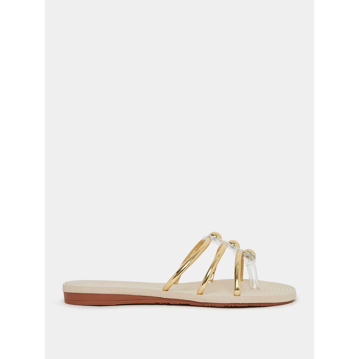 صندل فلات بتفاصيل براقة-women-shoes-sandals-flats-image-2