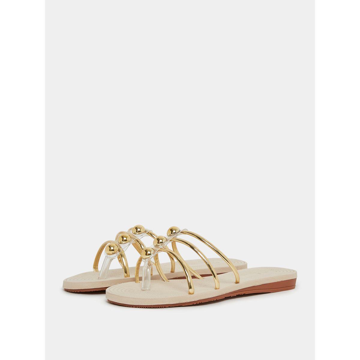 صندل فلات بتفاصيل براقة-women-shoes-sandals-flats-image-3