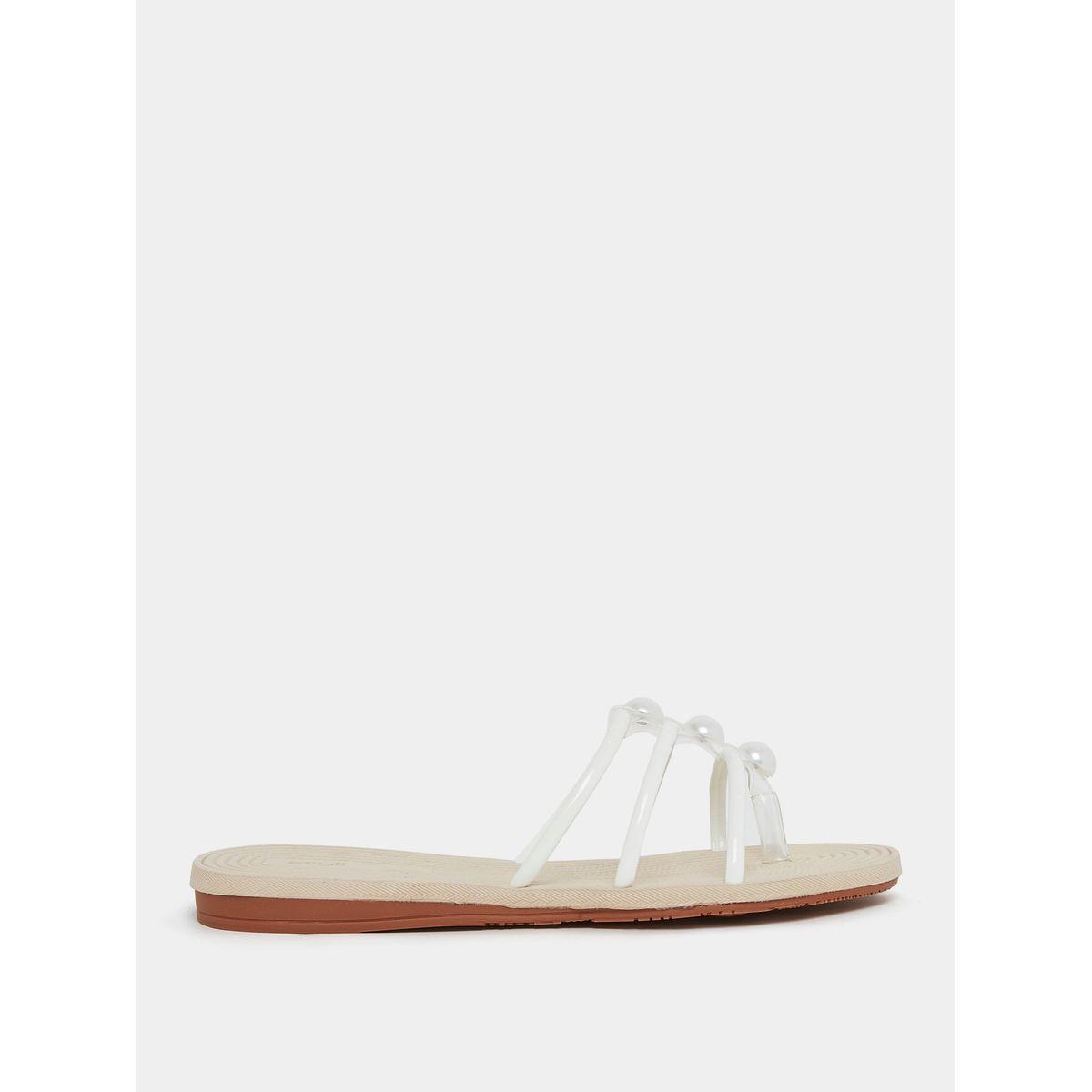 Styli Strappy Beaded Flat Sandals-women-shoes-sandals-flats-image-3