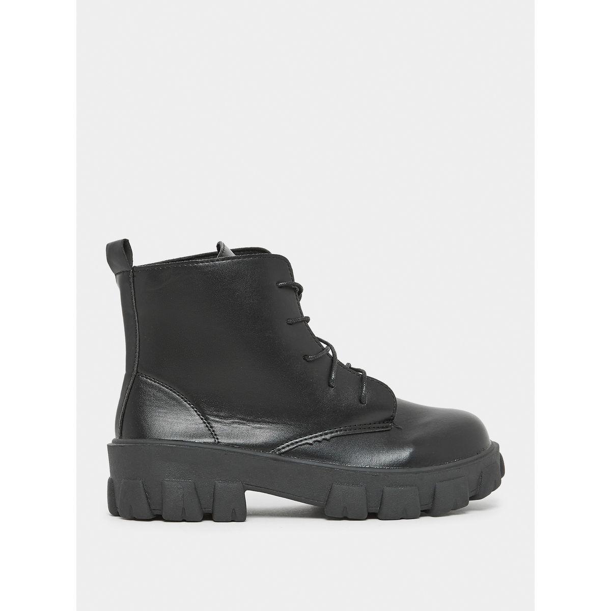 Styli Chunky Platform Lace Up Ankle Boots-women-shoes-boots-image-1