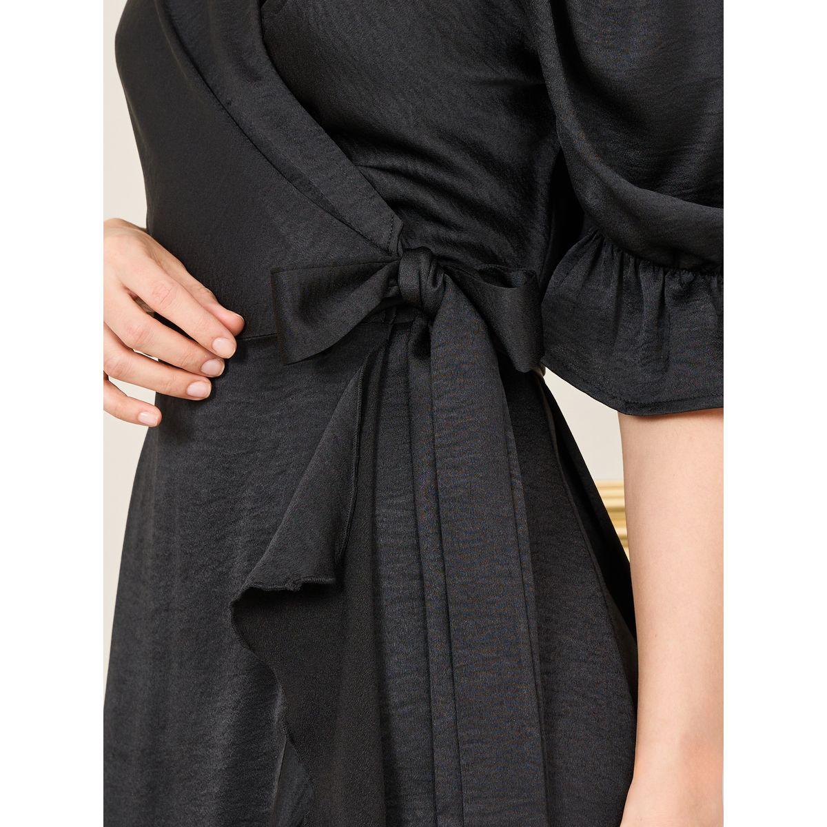 Styli Satin Asymmetric Hem Wrap Maxi Dress-women-clothing-dresses-image-3