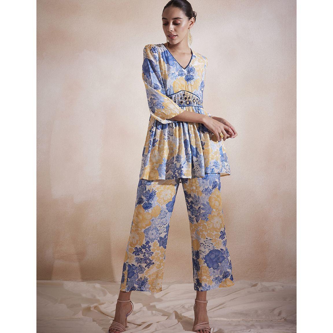 طقم منسق من ( بلوزة + بنطال ) فِميلا × ستايلي-women-clothing-coordsets-image-14