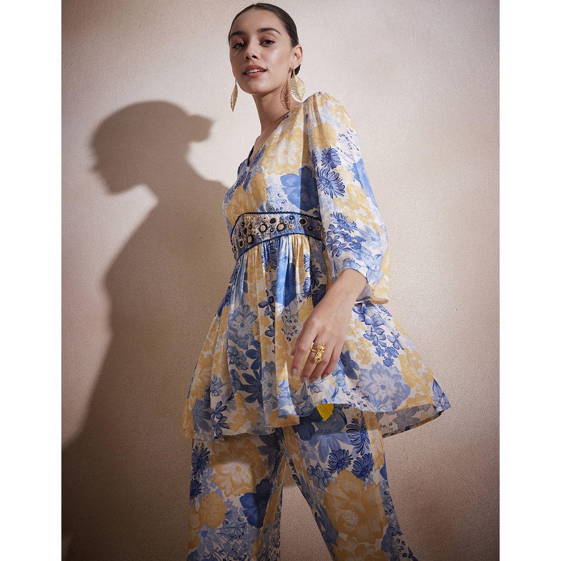 طقم منسق من ( بلوزة + بنطال ) فِميلا × ستايلي-women-clothing-coordsets-image-4