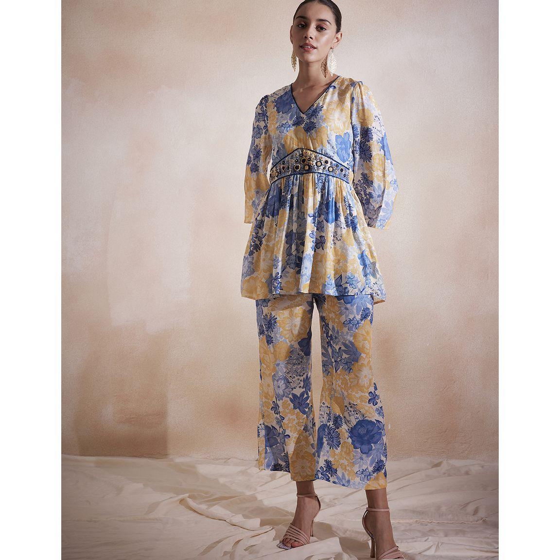 طقم منسق من ( بلوزة + بنطال ) فِميلا × ستايلي-women-clothing-coordsets-image-7
