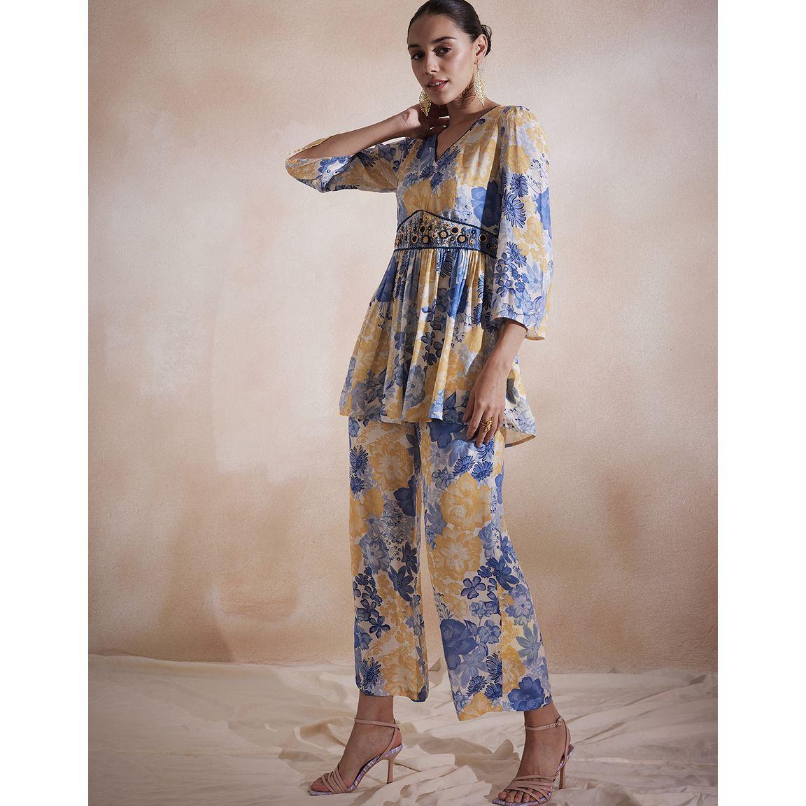طقم منسق من ( بلوزة + بنطال ) فِميلا × ستايلي-women-clothing-coordsets-image-8