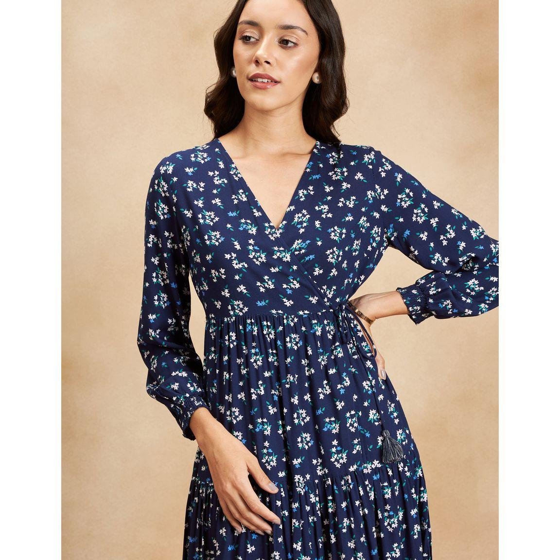 Femmella X Styli  Floral Print Wrap Maxi Dress-women-clothing-dresses-image-4