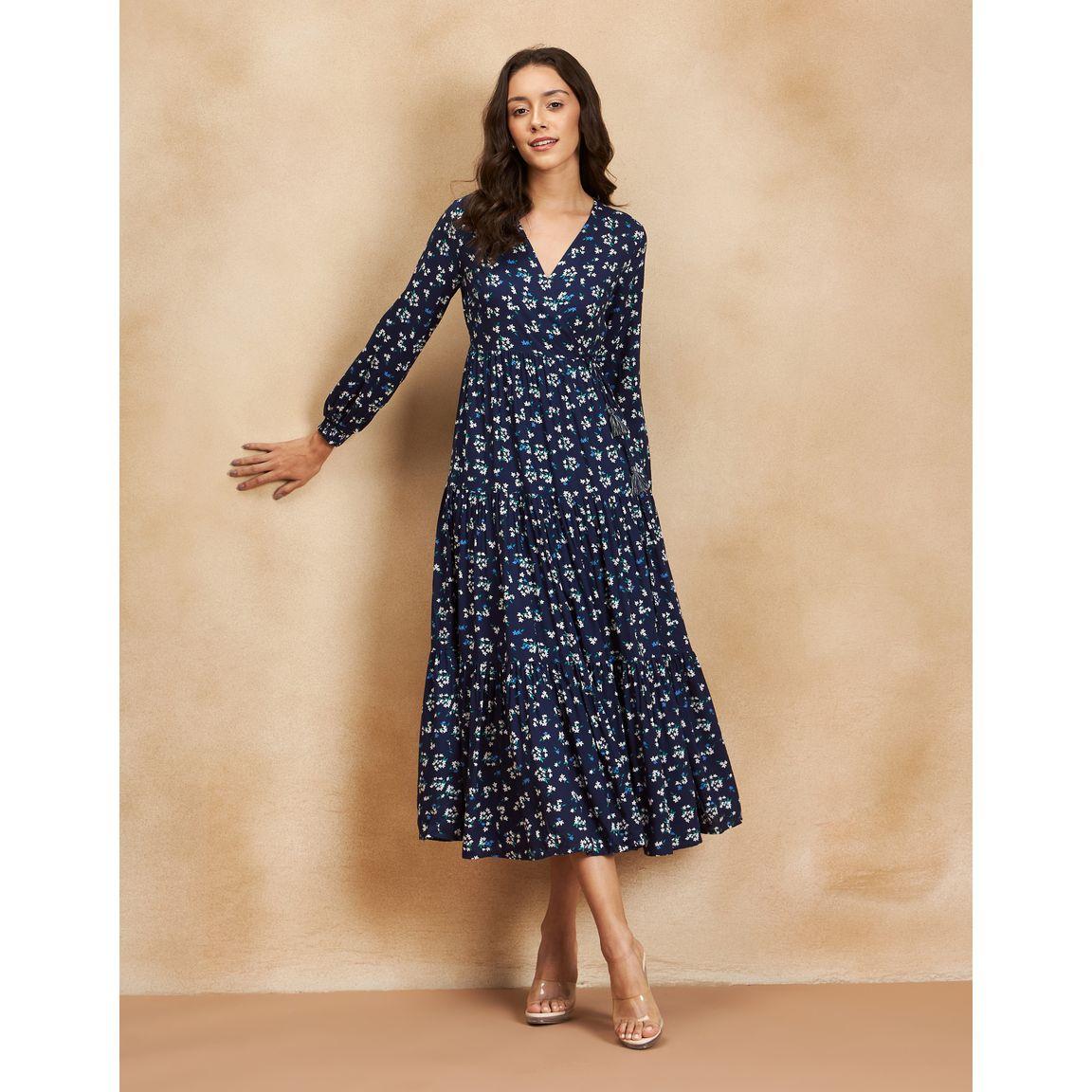 Femmella X Styli  Floral Print Wrap Maxi Dress-women-clothing-dresses-image-7