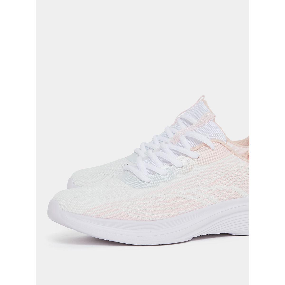 Styli Textured Colorblock Lace Up Sneakers-women-shoes-sneakers-image-4