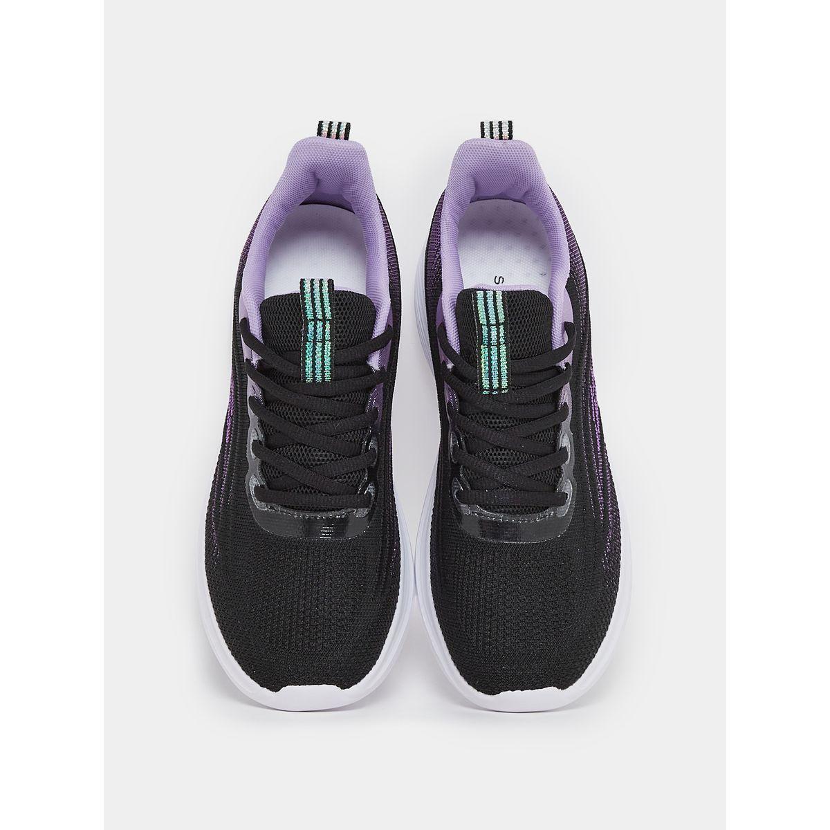 Styli Textured Lace Up Low Ankle Sneakers-women-shoes-sneakers-image-6