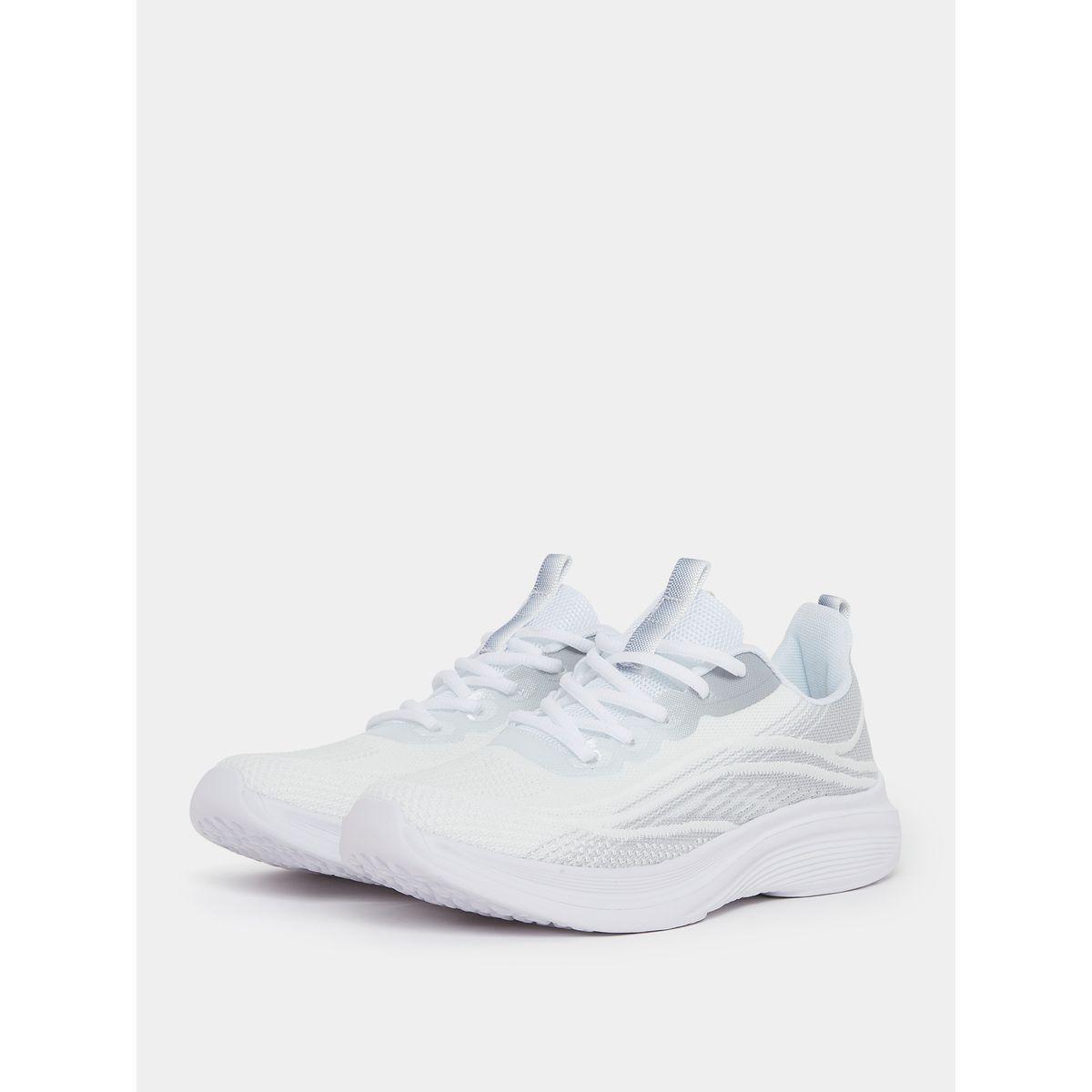 Styli Textured Lace Up Low Ankle Sneakers-women-shoes-sneakers-image-3