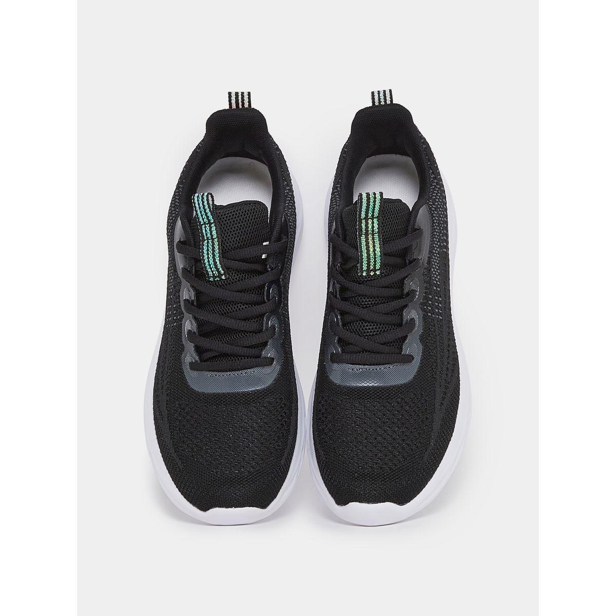 Styli Textured Lace Up Low Ankle Sneakers-women-shoes-sneakers-image-6