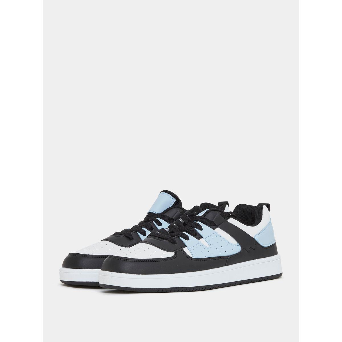 Styli Colorblock Stitch Detail Low Top Casual Shoes-women-shoes-sneakers-image-3