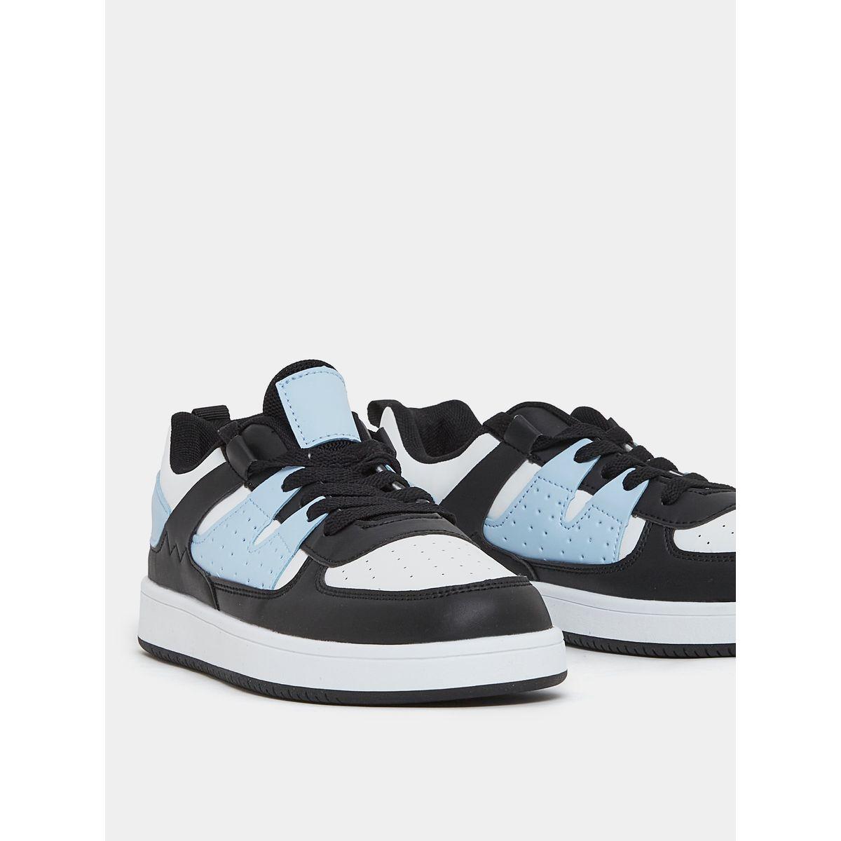 Styli Colorblock Stitch Detail Low Top Casual Shoes-women-shoes-sneakers-image-4