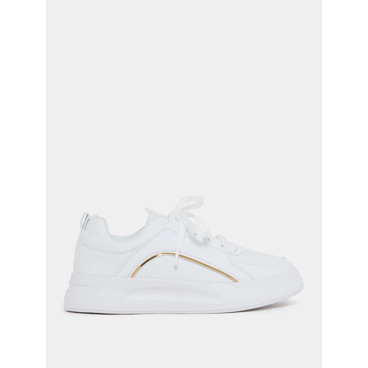 Styli Gold Detail Platform Sole Casual Shoes-women-shoes-sneakers-image-2