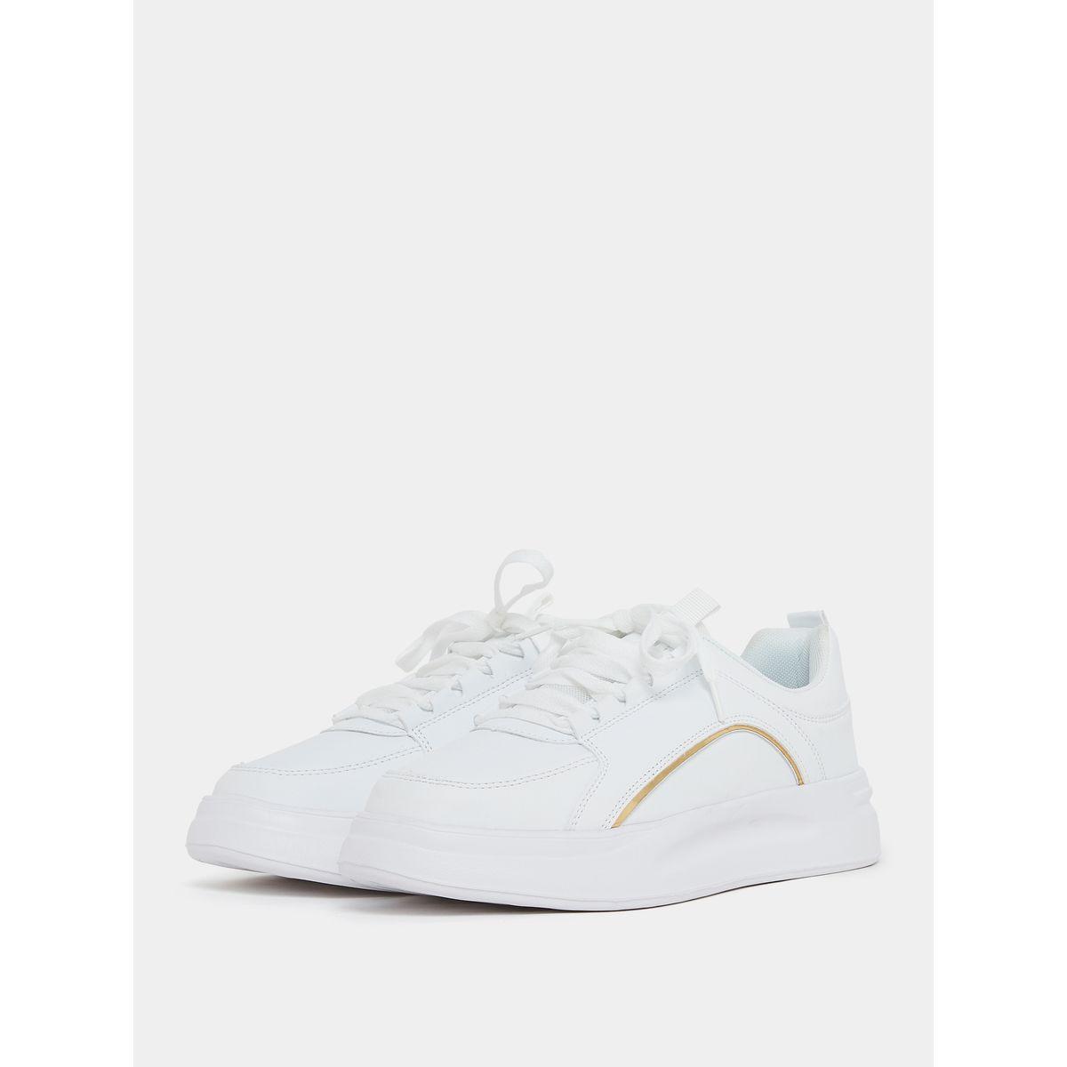 Styli Gold Detail Platform Sole Casual Shoes-women-shoes-sneakers-image-3