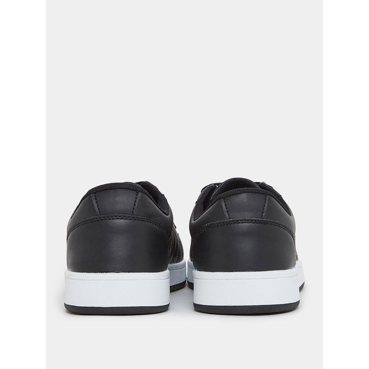Styli Leather Look Stitch Detail Lace Up Shoes-women-shoes-sneakers-image-5