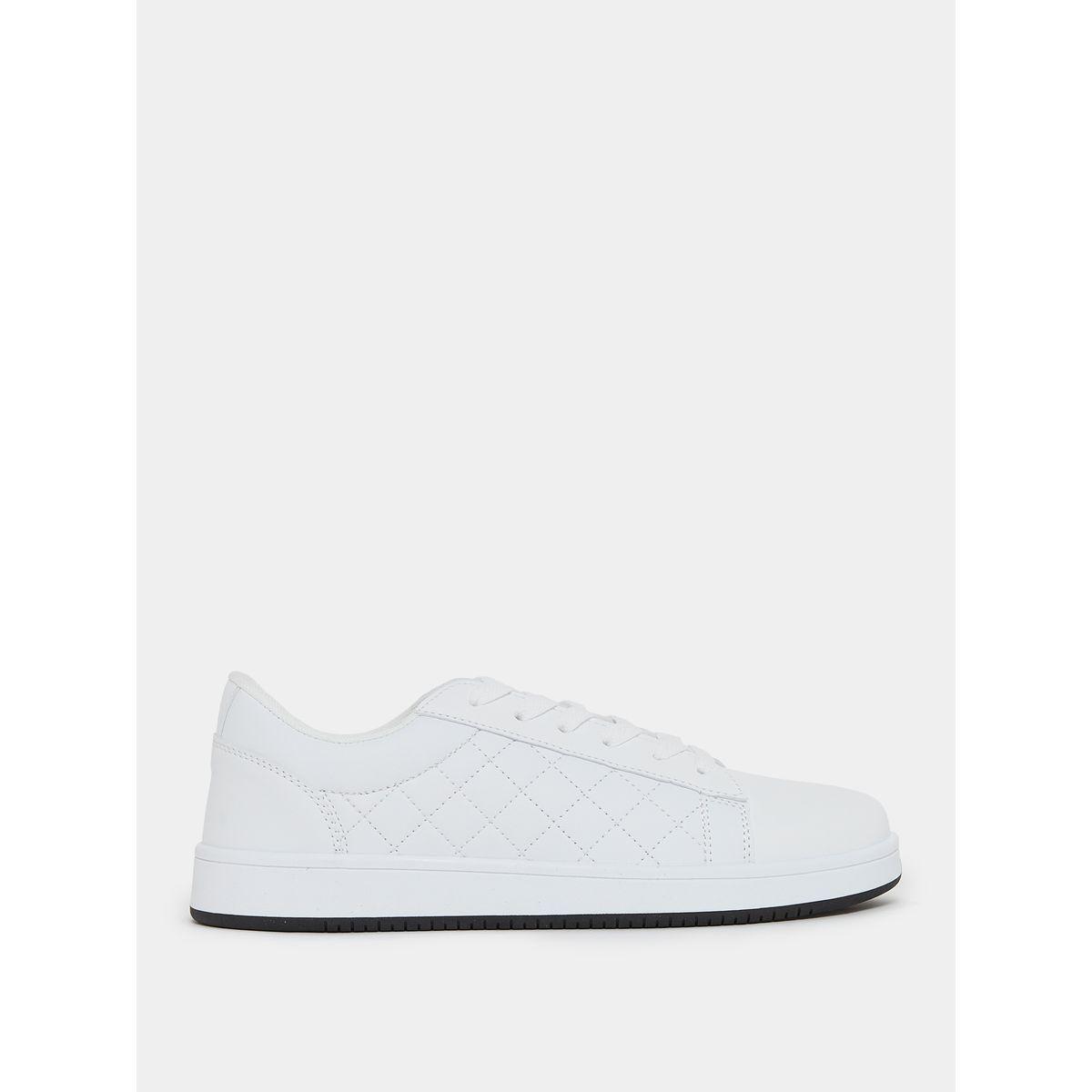 Styli Cross Stitch Detail Lace Up Sneakers-women-shoes-sneakers-image-2