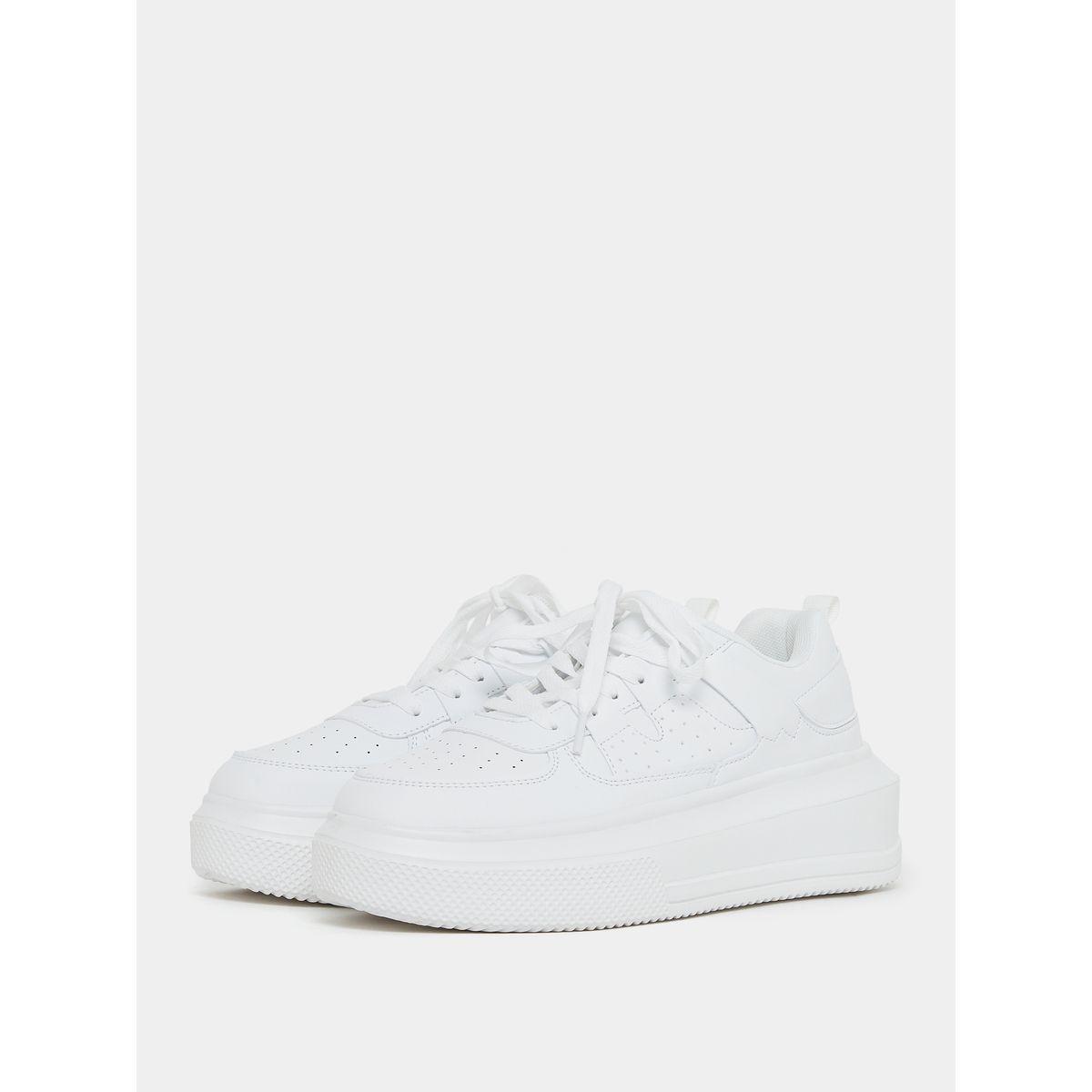 Styli Solid Platform Sneakers-women-shoes-sneakers-image-3