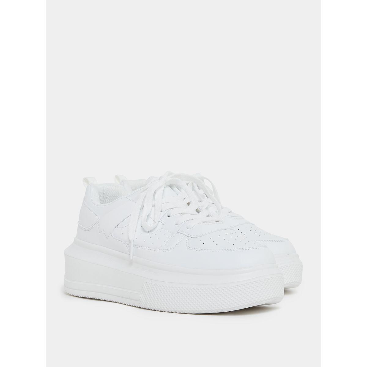 Styli Solid Platform Sneakers-women-shoes-sneakers-image-4