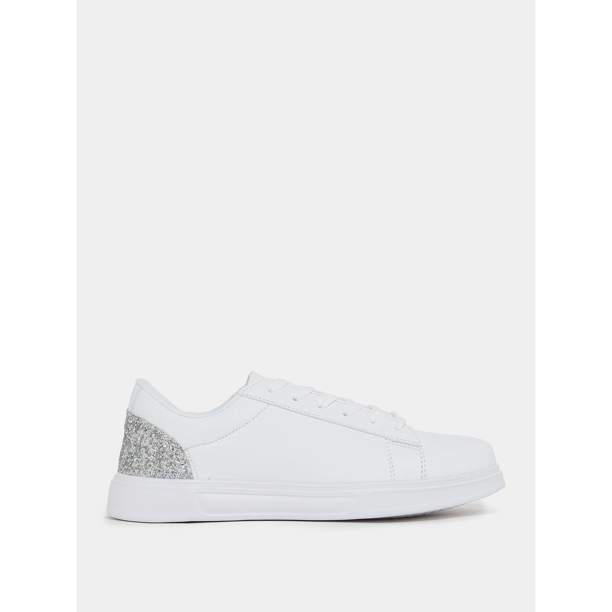 Styli Glitter Detail Lace Up Sneakers-women-shoes-sneakers-image-2