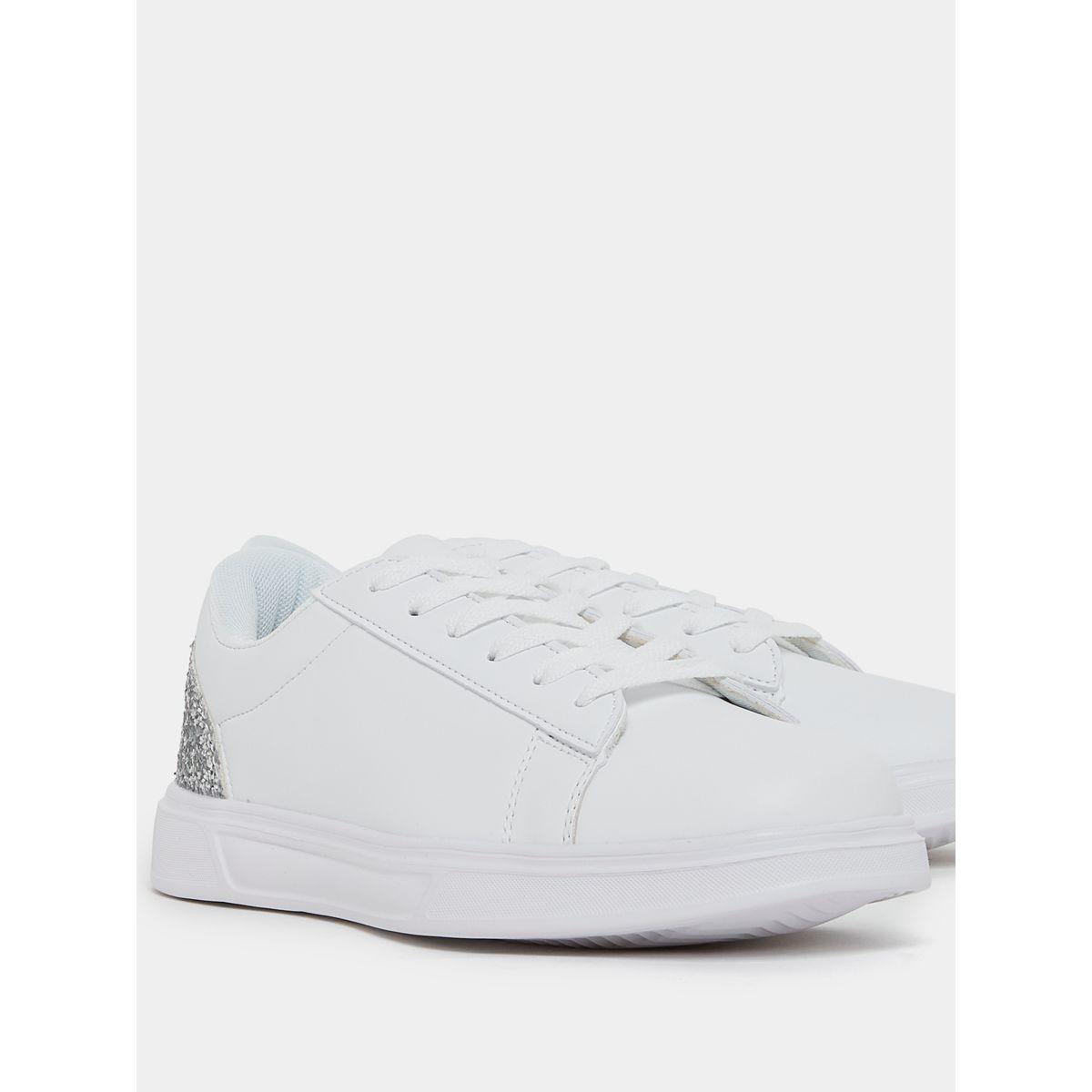 Styli Glitter Detail Lace Up Sneakers-women-shoes-sneakers-image-4