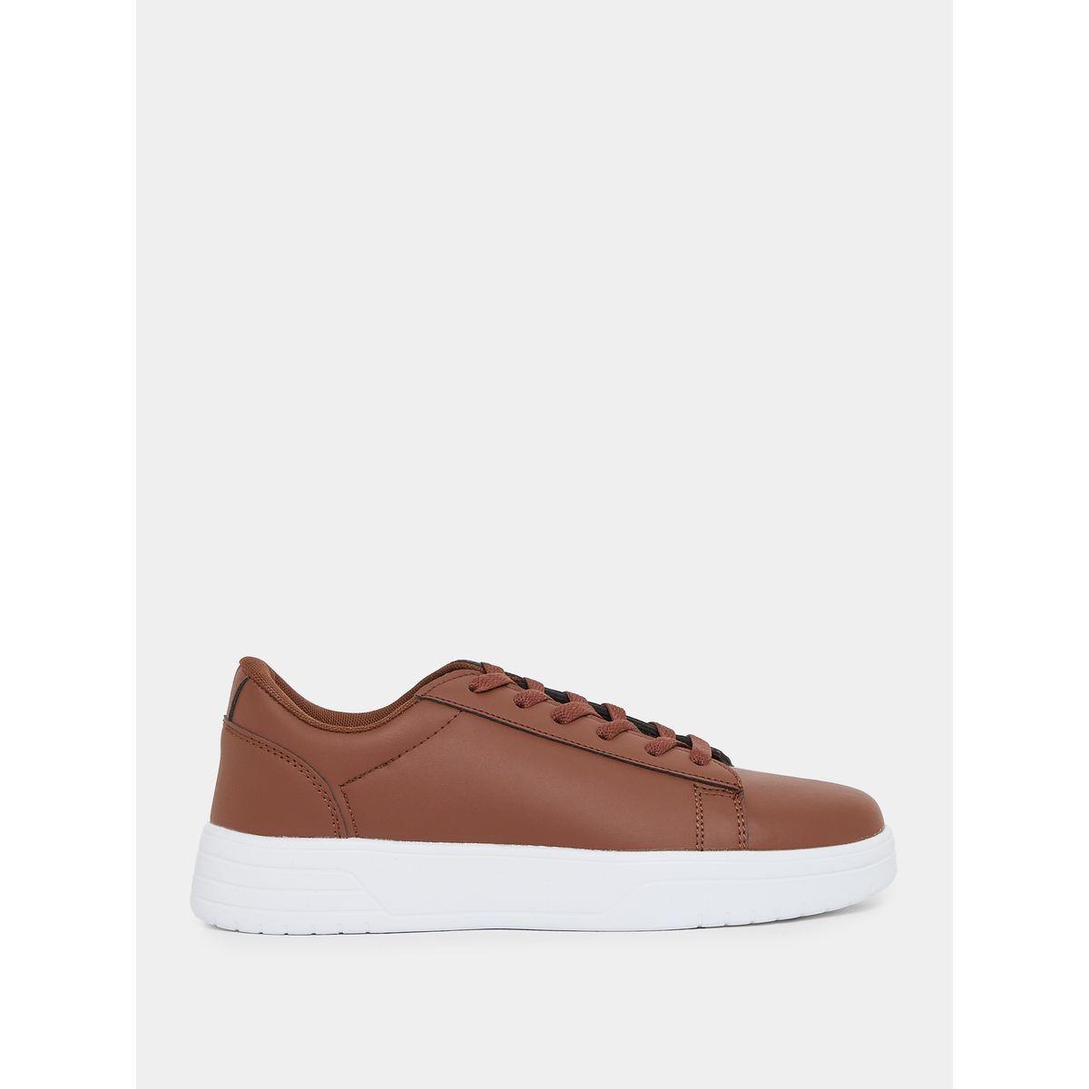 Styli Faux Leather Casual Lace Up Shoes-women-shoes-sneakers-image-2