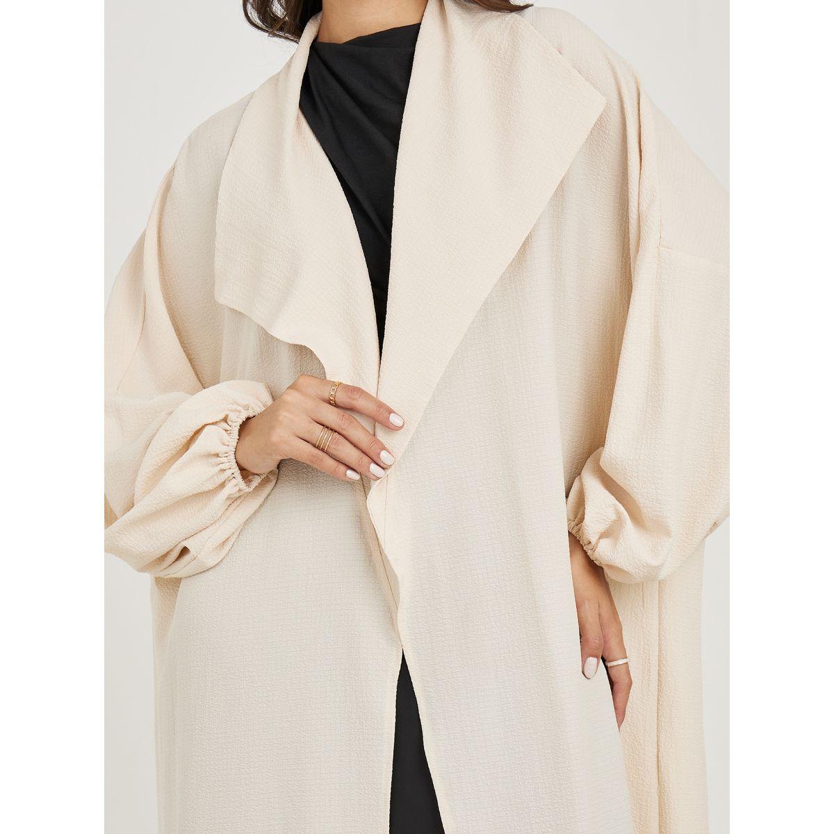 Styli Oversized Maxi Length Textured Kimono-women-clothing-shirtsandblouses-shirts-image-3