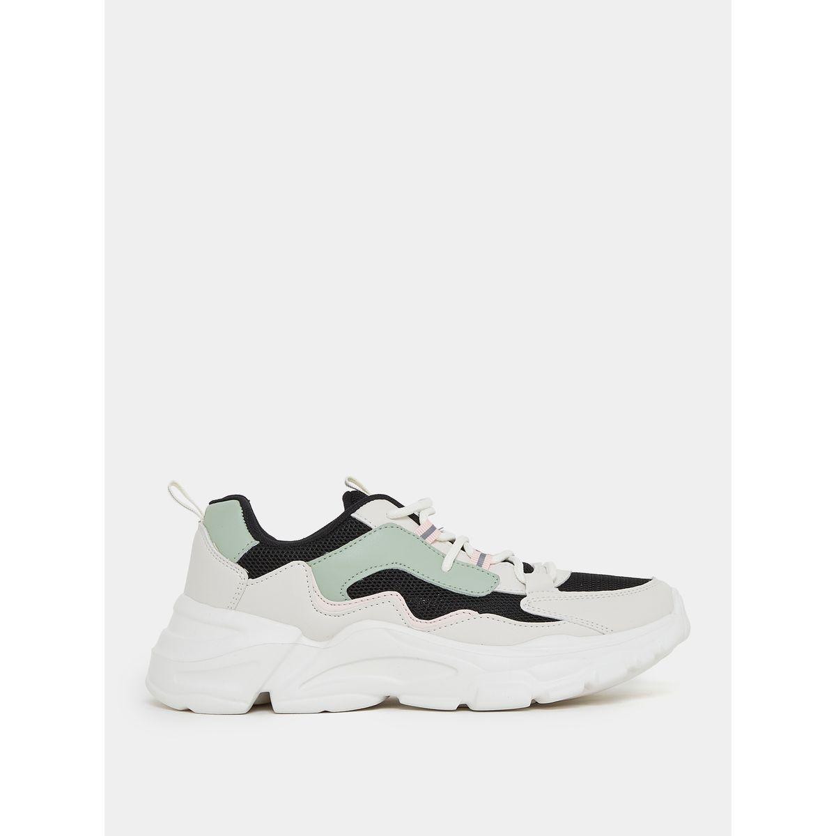Styli Colorblock Lace Up Chunky Sneakers-women-shoes-sneakers-image-2