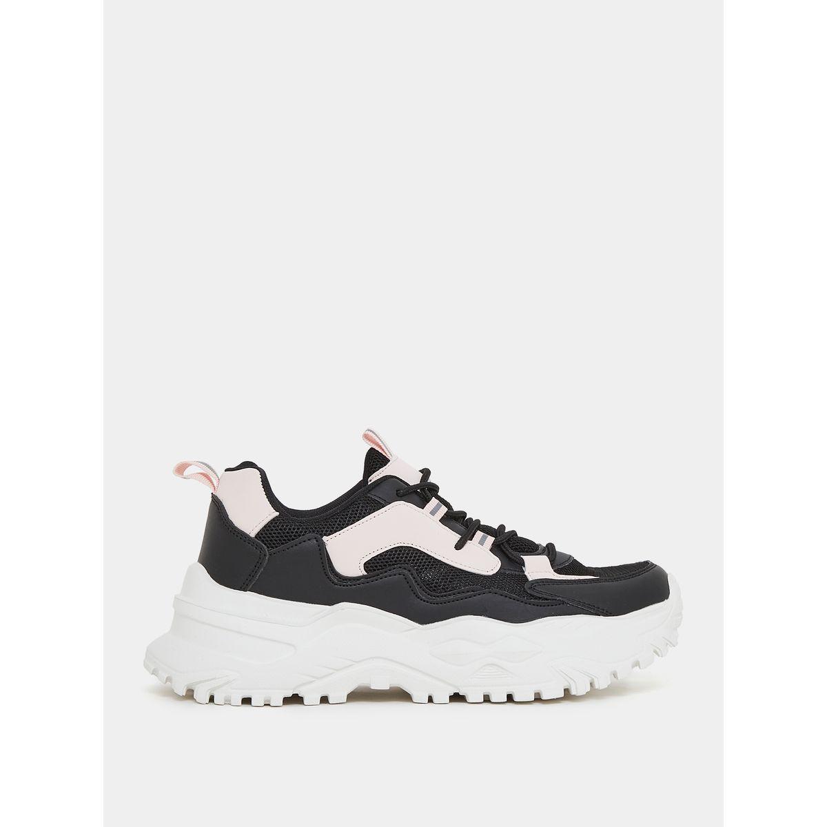 Styli Colorblock Chunky Lace Up Sneakers-women-shoes-sneakers-image-2