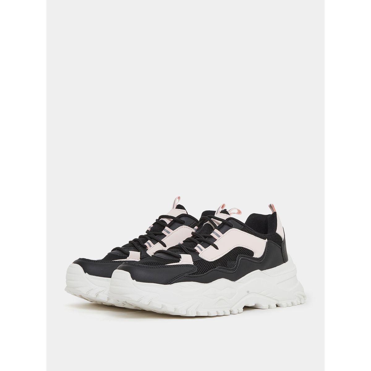 Styli Colorblock Chunky Lace Up Sneakers-women-shoes-sneakers-image-3