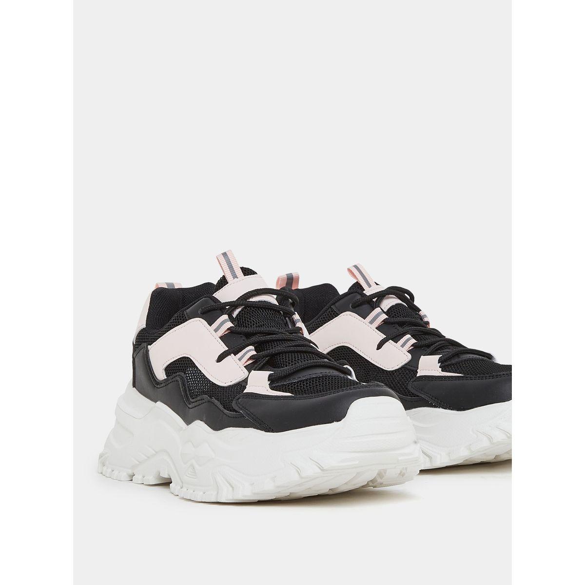 Styli Colorblock Chunky Lace Up Sneakers-women-shoes-sneakers-image-4