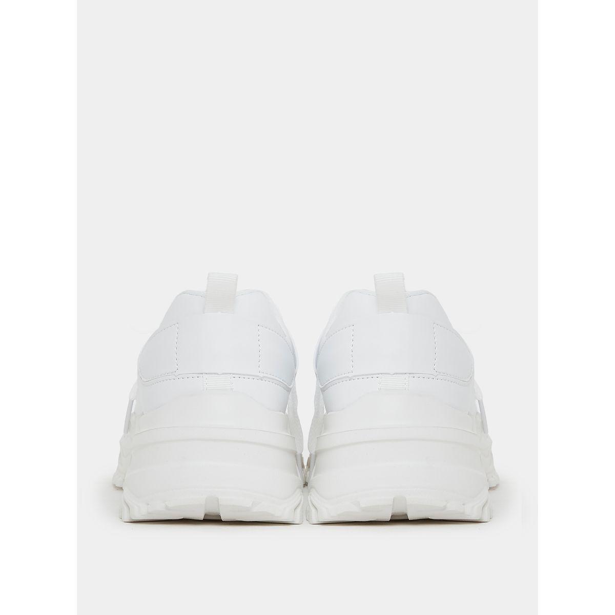 Styli Perforated Lace Up Chunky Sneakers-women-shoes-sneakers-image-5