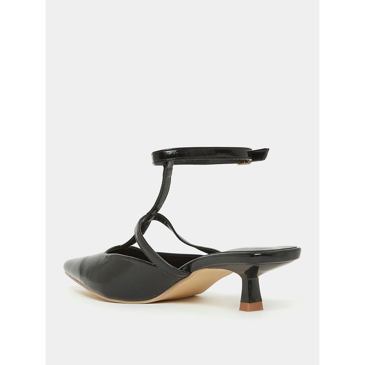 Styli Ankle Strap Kitten Heel Sandals with Buckle Closure-women-shoes-heels-image-6