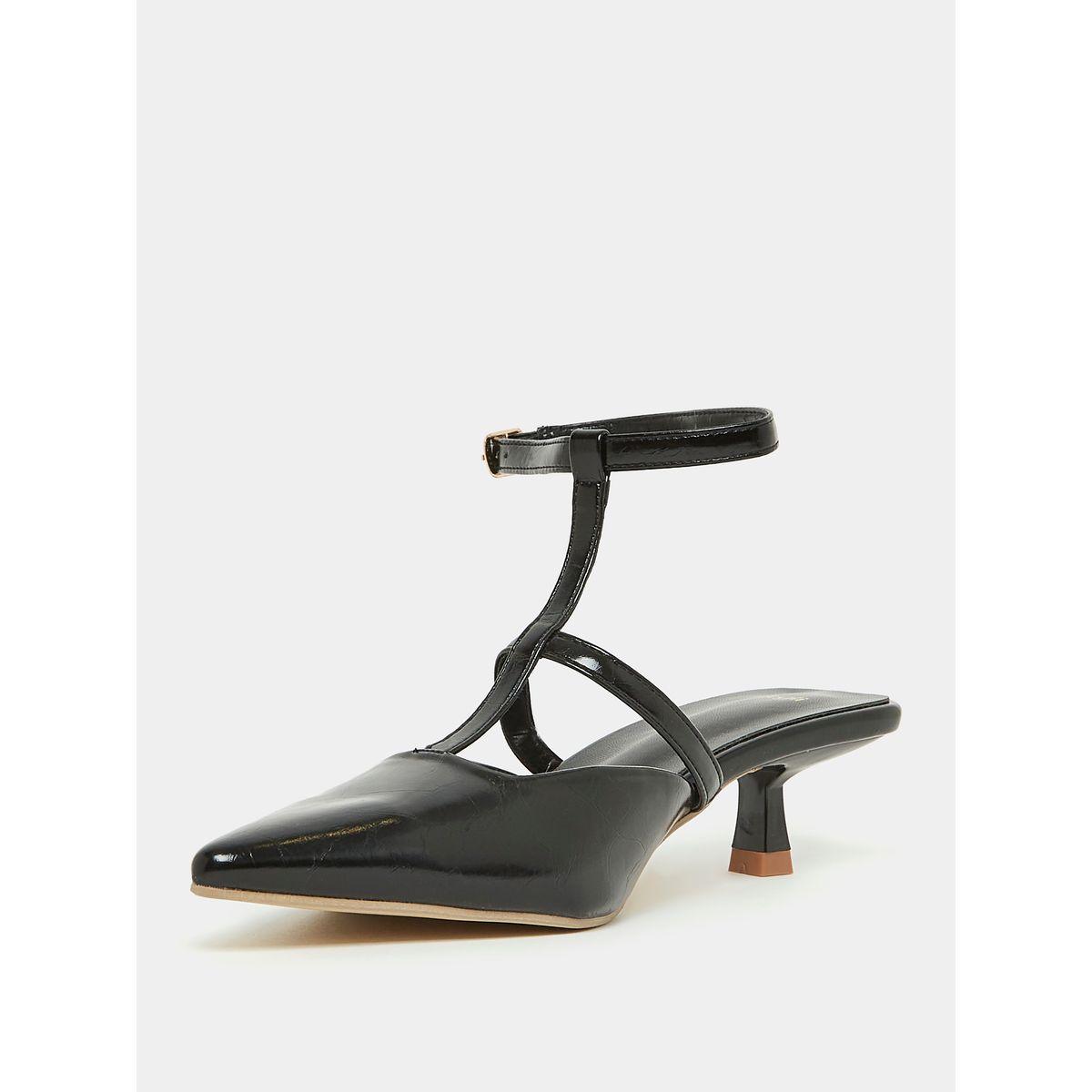 Styli Ankle Strap Kitten Heel Sandals with Buckle Closure-women-shoes-heels-image-7