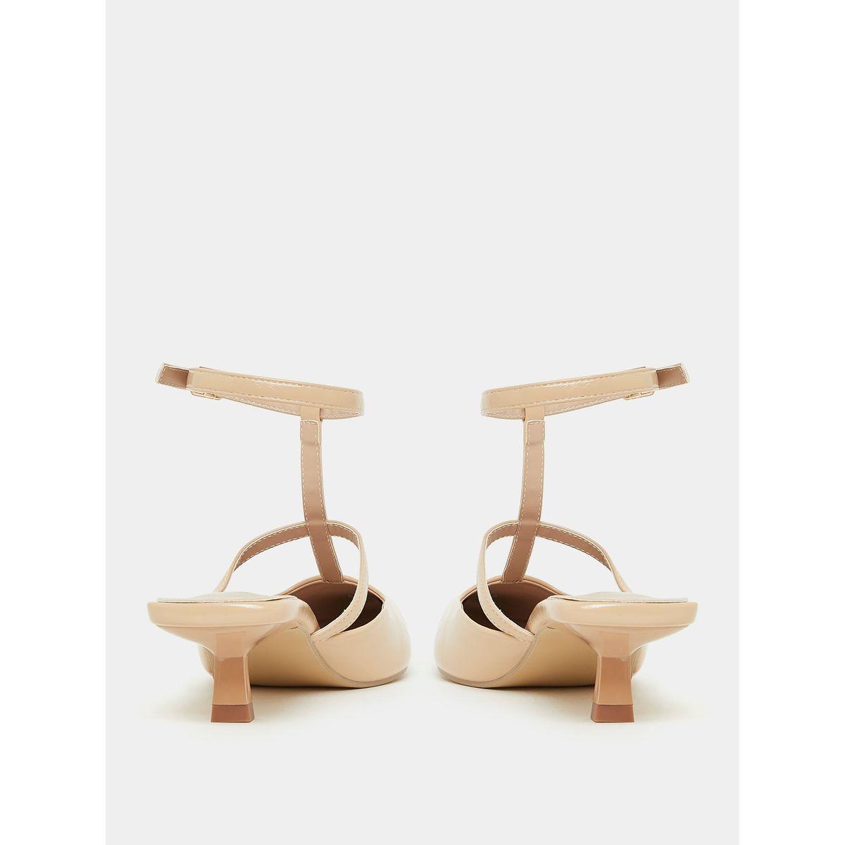 Styli Ankle Strap Kitten Heel Sandals with Buckle Closure-women-shoes-heels-image-5