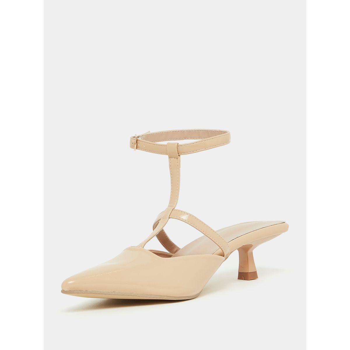 Styli Ankle Strap Kitten Heel Sandals with Buckle Closure-women-shoes-heels-image-7