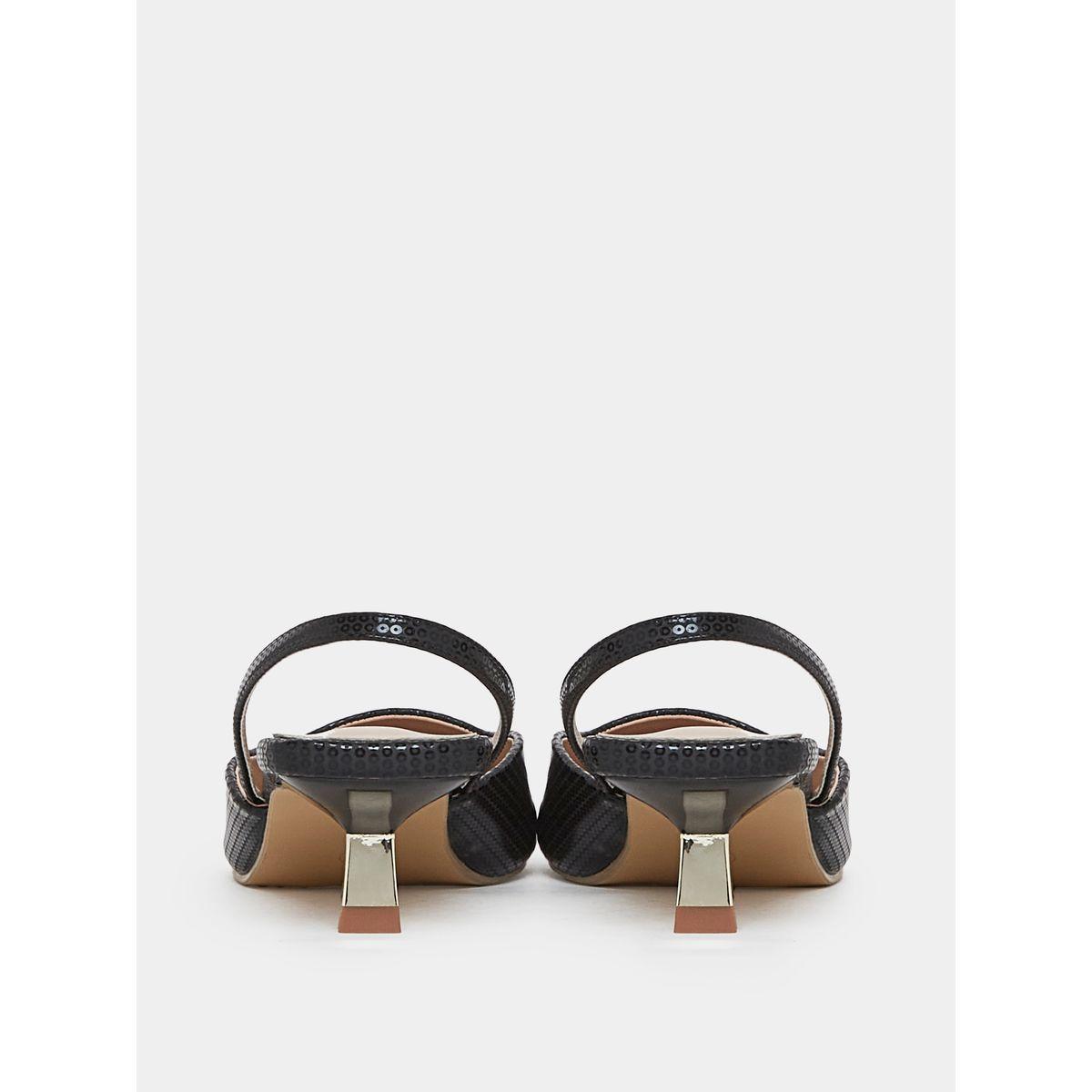 Styli Pointed Toe Slingback Kitten Heel Sandals-women-shoes-heels-image-5