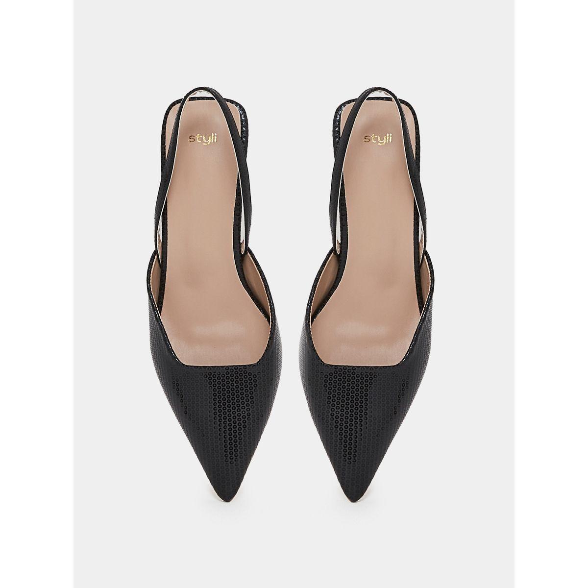 Styli Pointed Toe Slingback Kitten Heel Sandals-women-shoes-heels-image-6