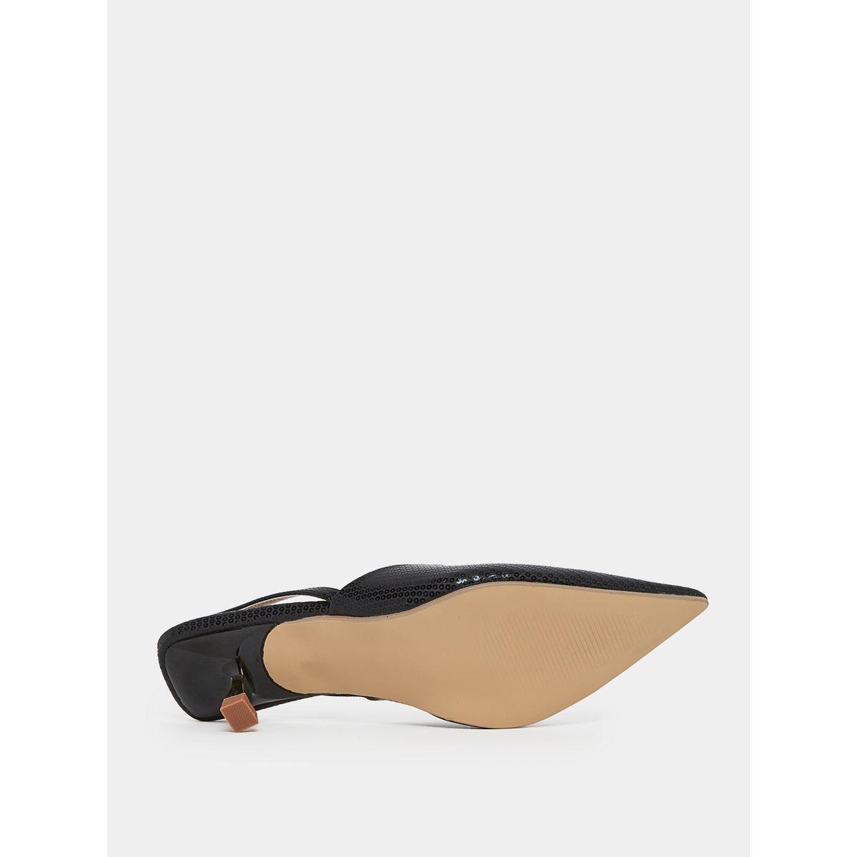 Styli Pointed Toe Slingback Kitten Heel Sandals-women-shoes-heels-image-7