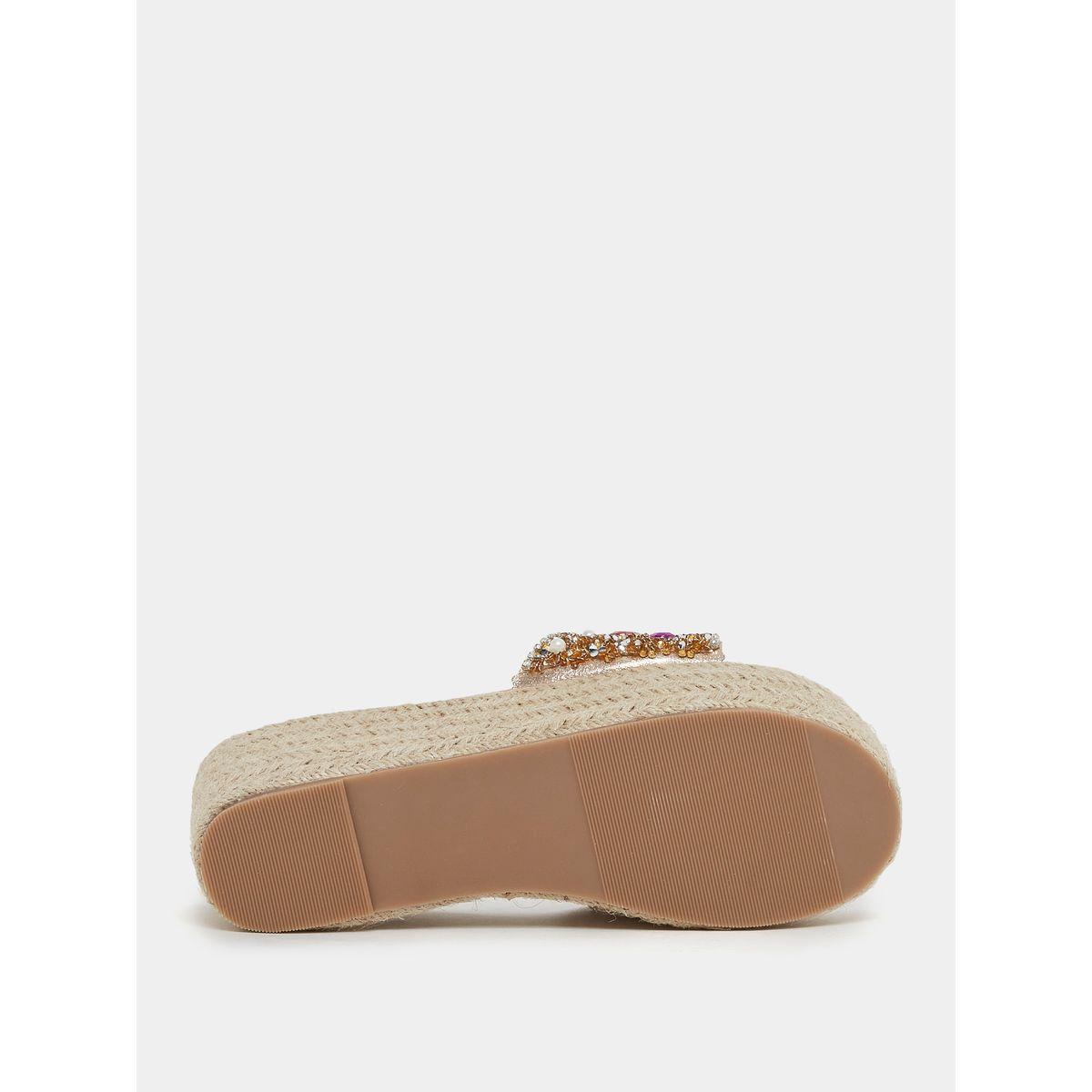 Styli Faux Gemstone Embellished Strap Wedge Sandal-women-shoes-heels-image-7