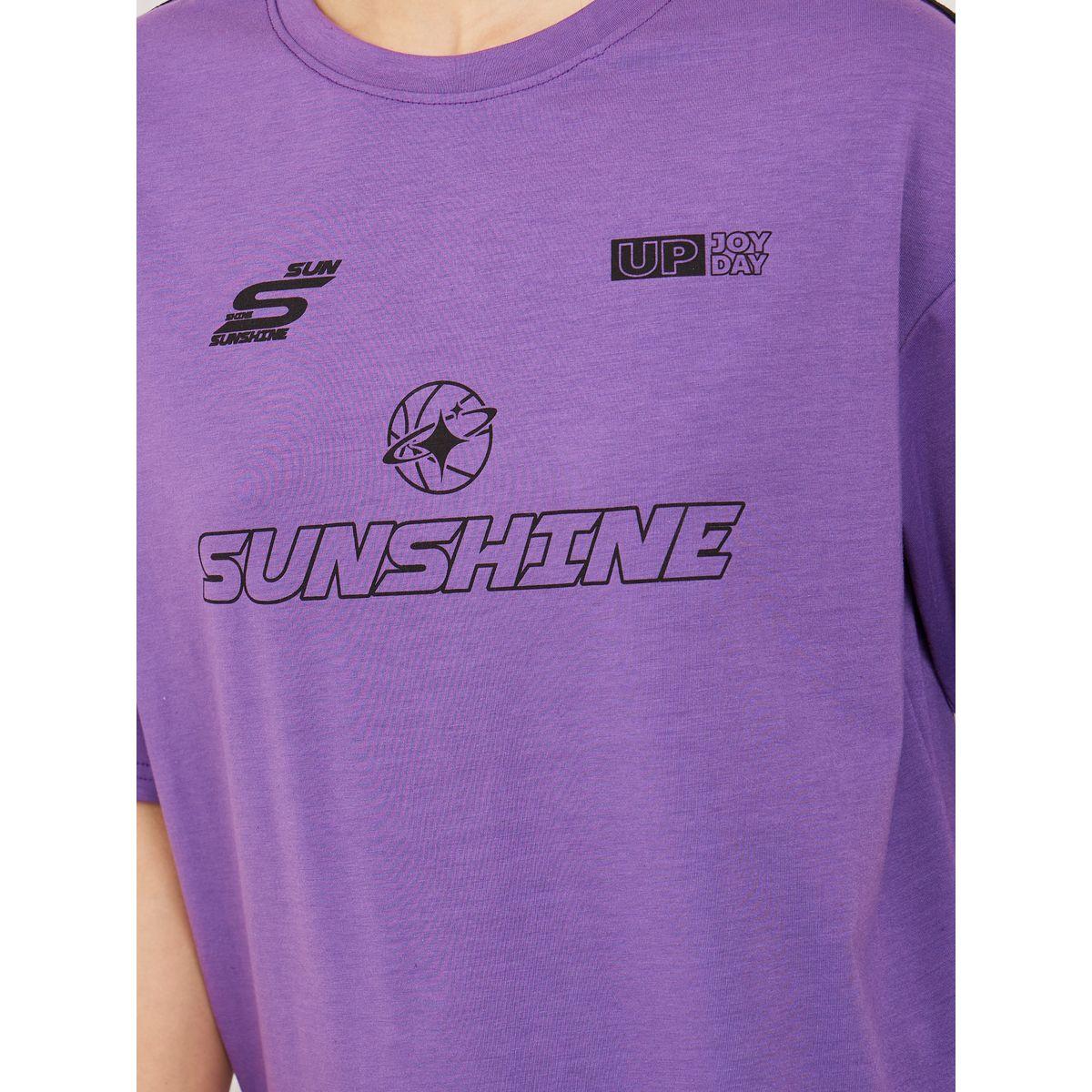 Styli Oversized Drop Shoulder Sunshine Graphic Print T-Shirt-women-clothing-tshirts-image-3