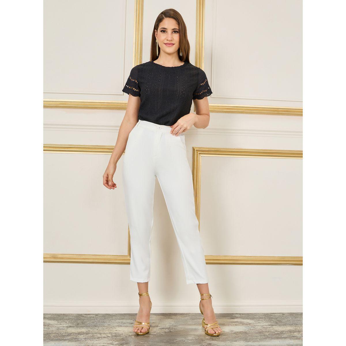 Styli Regular Fit Broderie Anglaise Round Neck T-Shirt-women-clothing-tshirts-image-2