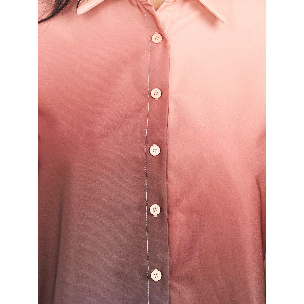 Styli Limited Ombre Print Slim Fit Shirt and Wide Leg Pant Co-ords Set-women-clothing-coordsets-image-3