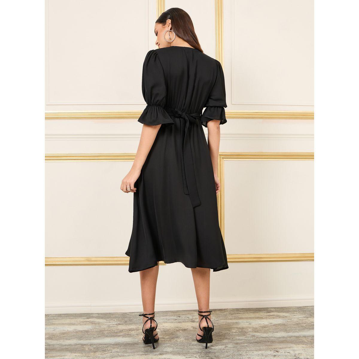 فستان ميدي مخطط ومزين بالخرز-women-clothing-dresses-image-4