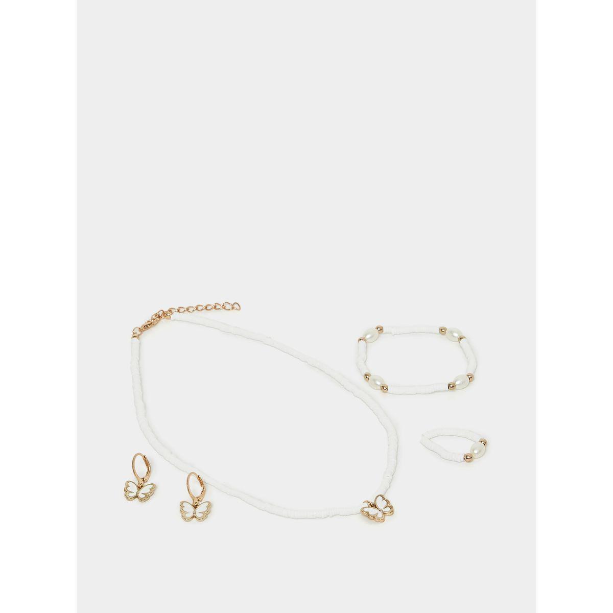 Styli Set of 4 - Butterfly, Earring, Necklace, Bracelet and Ring-girls-accessories-jewellery-image-1