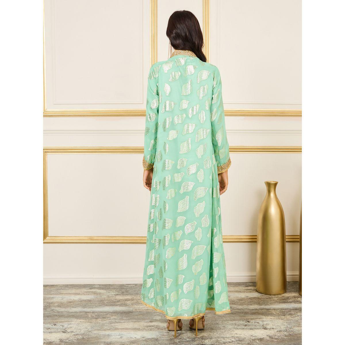 جلابية مُطرّزة وتفاصيل لوريكس ماكسيم كرييشن × ستايلي-women-arabicclothing-jalabiyas-image-6