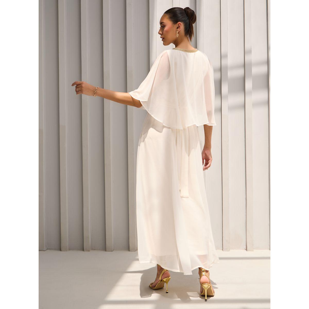 Styli Hand Embroidery Draped Kaftan-women-arabicclothing-kaftan-image-5